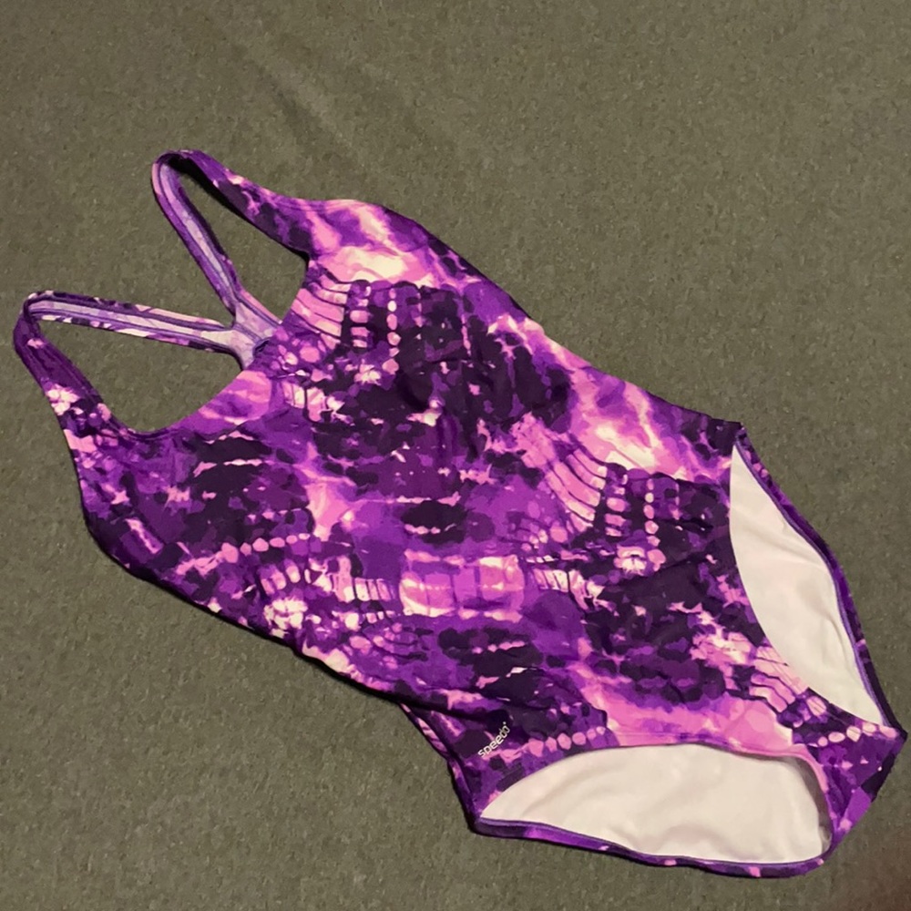 Speedo racer back one piece swimsuit Women’s 14